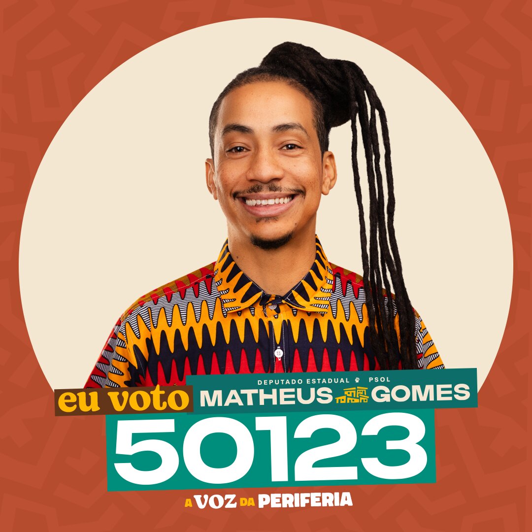 Prévia da foto Eu voto Matheus Gomes 50123